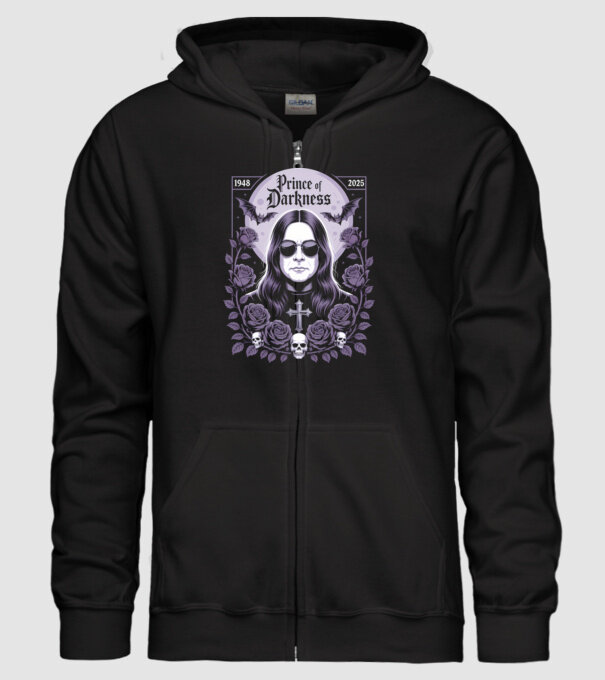 Prince of Darkness model negru pe tricou