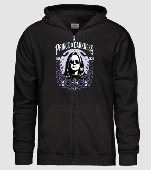 Prince of Darkness model negru pe tricou