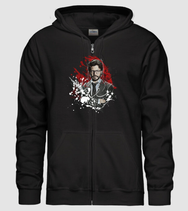 professor poster model negru pe tricou