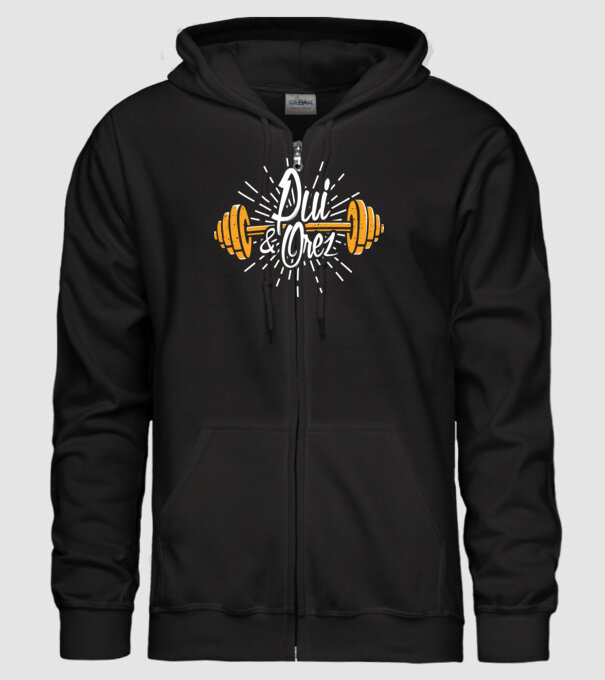Pui & orez model negru pe tricou