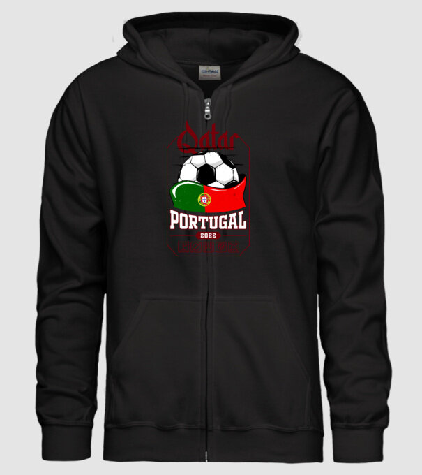Qatar teams Portugal model negru pe tricou