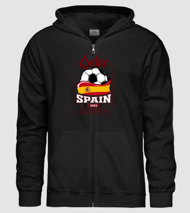Qatar teams Spain model negru pe tricou
