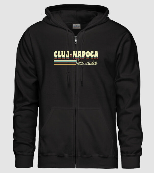 România Cluj-Napoca model negru pe tricou