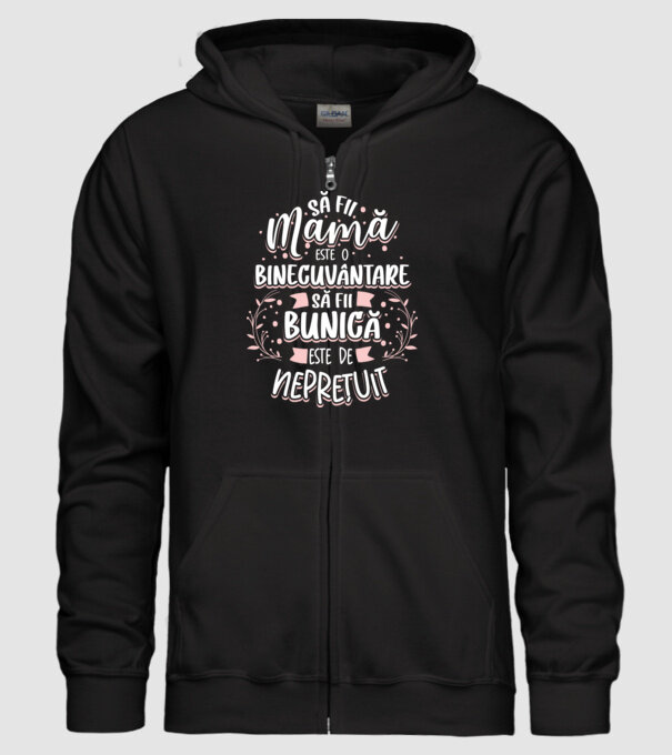 Să fii bunică este neprețuit model negru pe tricou