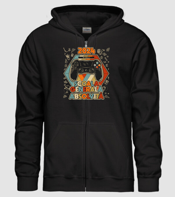 școala generală școala generală model negru pe tricou