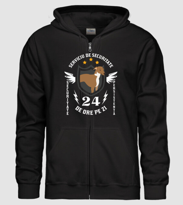 serviciu de securitate - securitate - persistență - 24 de ore pe zi model negru pe tricou