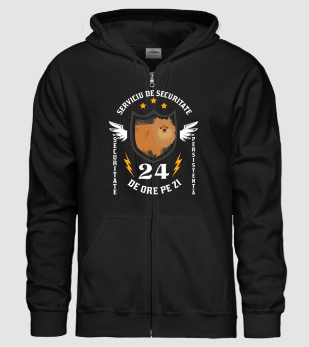 serviciu de securitate - securitate - persistență - 24 de ore pe zi model negru pe tricou