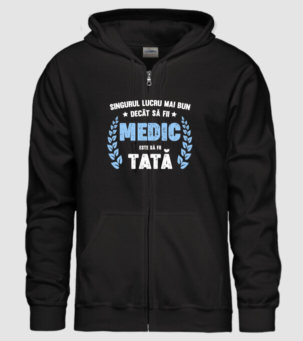 Singurul lucru mai bun decât să fii medic este să fii tată model negru pe tricou