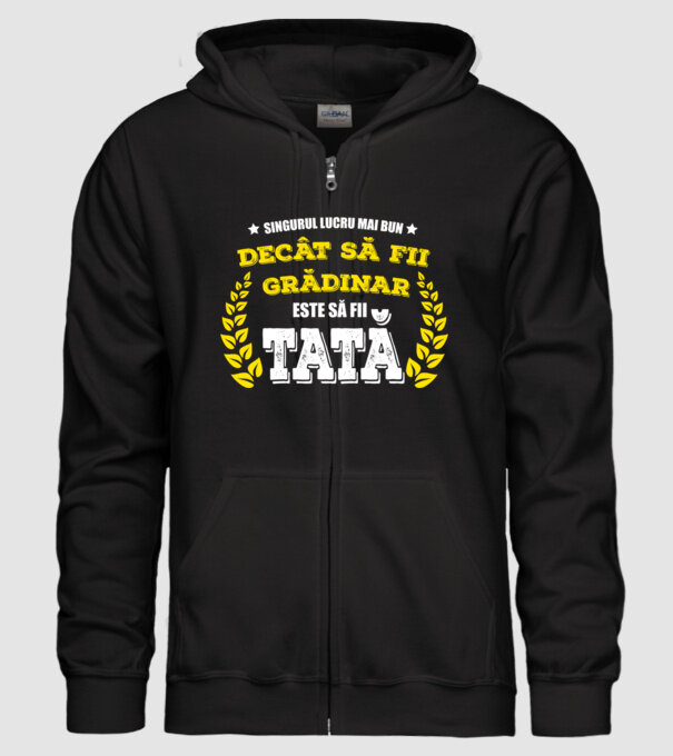 Singurul lucru mai bun decât să fii grădinar este să fii tată model negru pe tricou