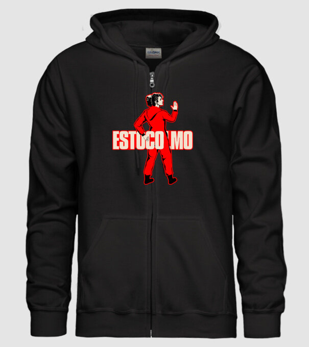 stockholm la casa de papel model negru pe tricou