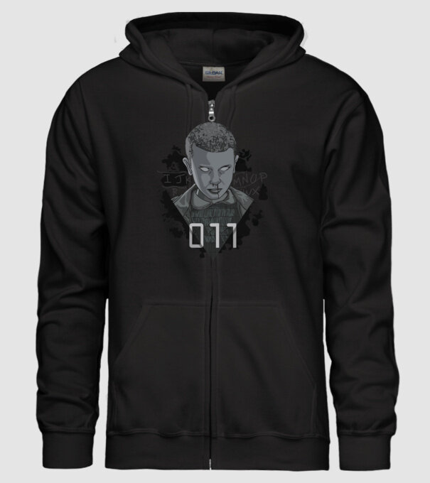 Stranger Things model negru pe tricou