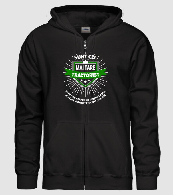 Sunt cel mai tare tractorist și tot ce am primit pentru asta a fost acest tricou jalnic model negru pe tricou