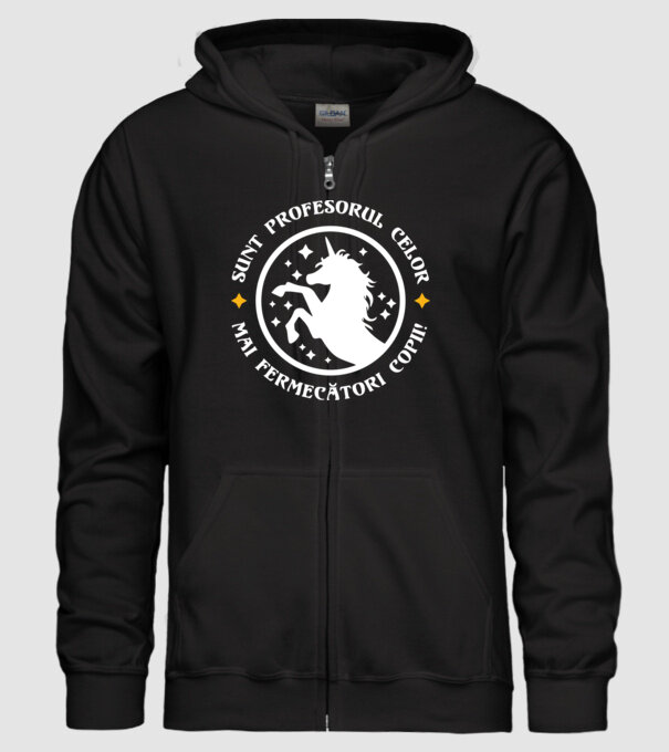 Sunt profesorul celor mai fermecători copii model negru pe tricou