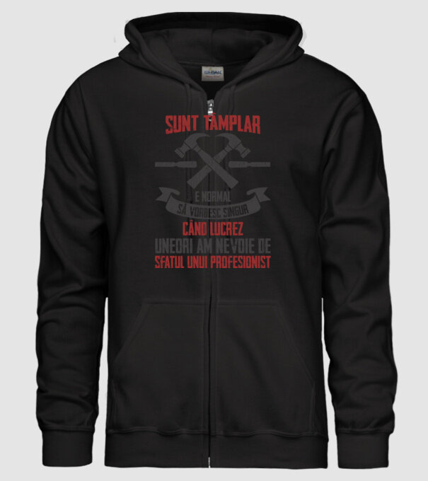 sunt tâmplar, e normal să vorbesc singur, când lucrez, uneori am nevoie de sfatul unui profesionist model negru pe tricou
