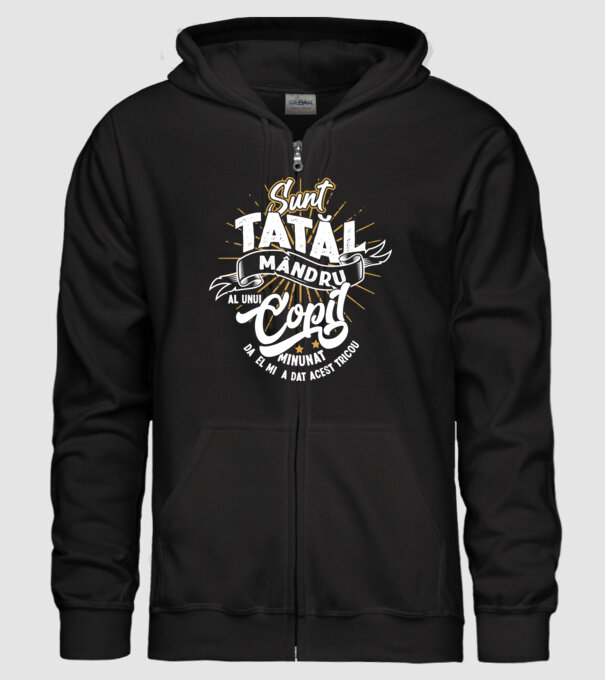 Sunt tatăl mândru al unui copil minunat - da, el mi-a dat acest tricou model negru pe tricou