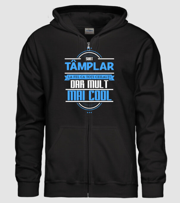 Sunt tâmplar, la fel ca toți ceilalți, dar mult mai cool model negru pe tricou