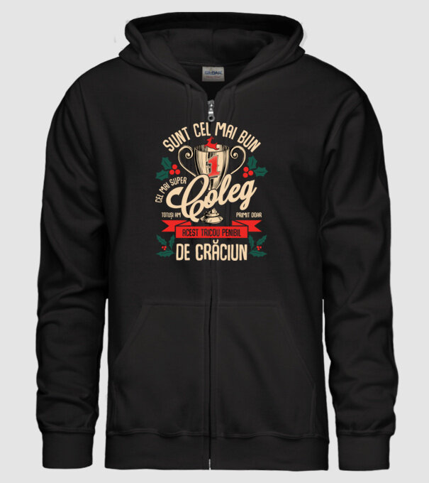 super coleg D1443687 model negru pe tricou
