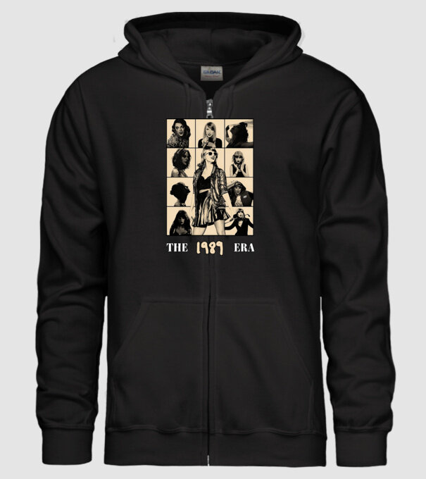 Taylor Swift ERAS peach model negru pe tricou