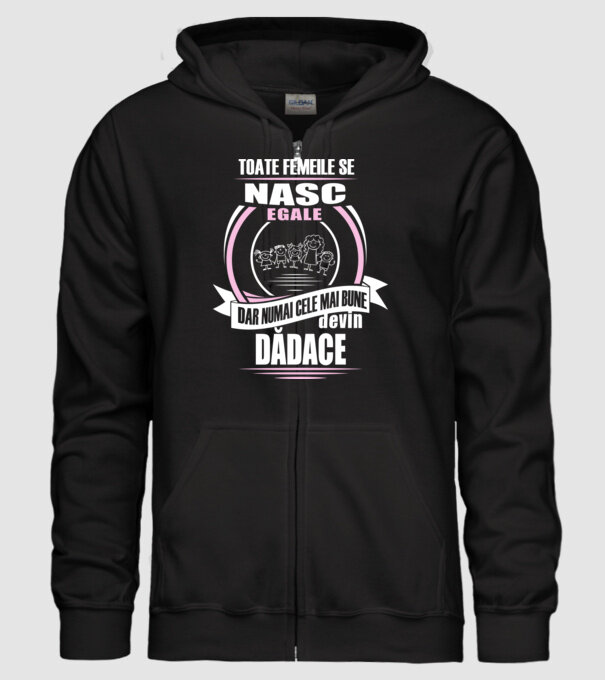 Toate femeile se nasc egale, dar numai cele mai bune devin dădace model negru pe tricou
