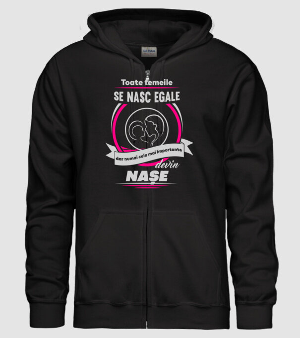 Toate femeile se nasc egale, dar numai cele mai importante devin nașe model negru pe tricou