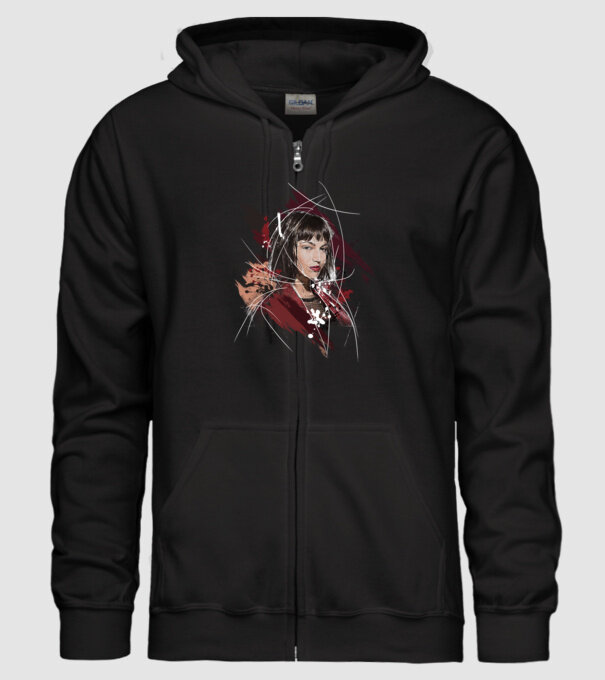 tokyo poster model negru pe tricou