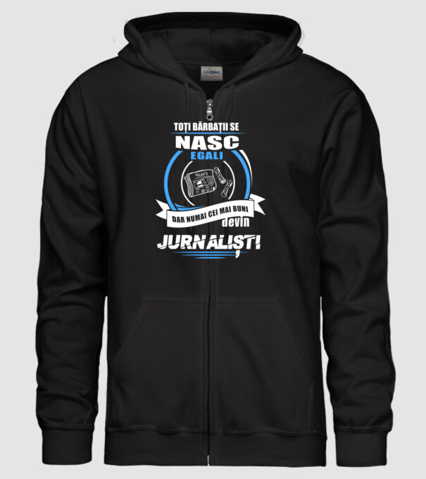 Toți bărbații se nasc egali, dar numai cei mai buni devin jurnaliști model negru pe tricou