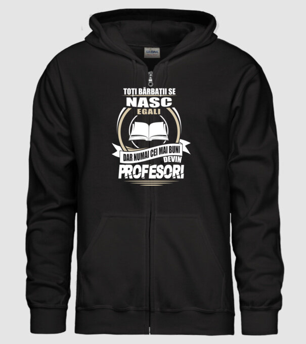 Toți bărbații se nasc egali profesori model negru pe tricou