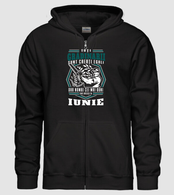 Toți grădinarii sunt creați egali, dar numai cei mai buni sunt născuți în iunie. model negru pe tricou