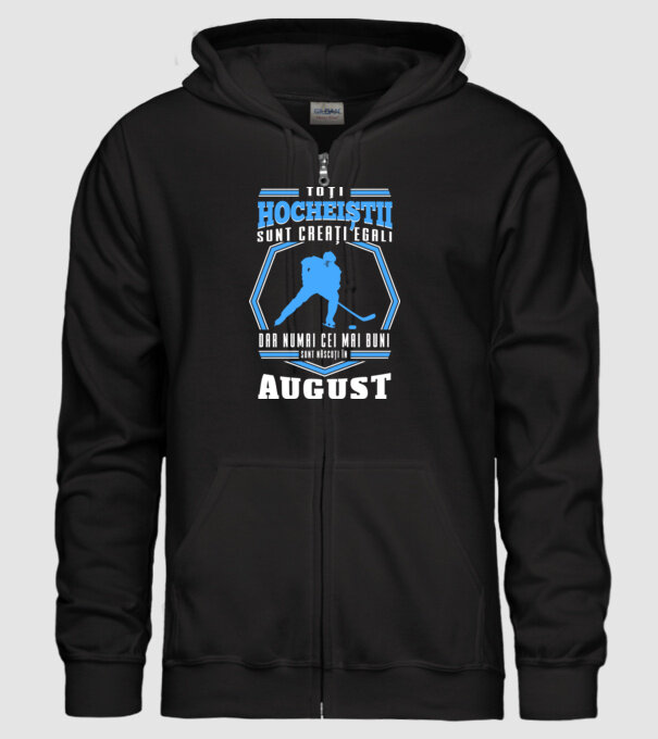Toți hocheiștii sunt creați egali, dar numai cei mai buni sunt născuți în_August model negru pe tricou