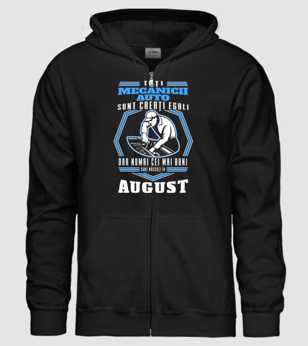 Toți mecanicii auto sunt creați egali, dar numai cei mai buni sunt născuți în august model negru pe tricou