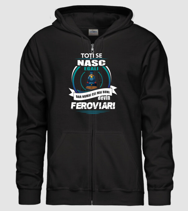 Toți se nasc egali, dar numai cei mai buni devin feroviari model negru pe tricou