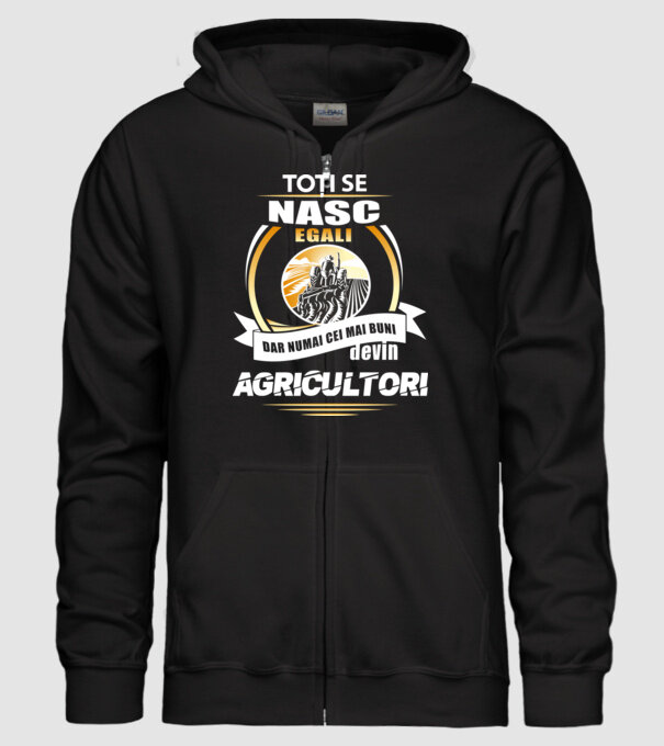 Toți se nasc egali, dar numai cei mai buni devin agricultori model negru pe tricou