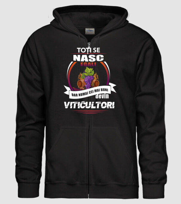 Toți se nasc egali, dar numai cei mai buni devin viticultori model negru pe tricou