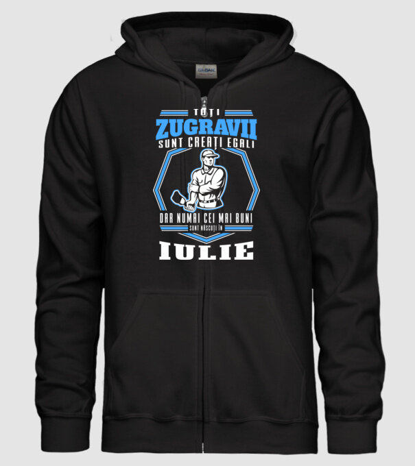 Toți zugravii sunt creați egali, dar numai cei mai buni sunt născuți în iulie model negru pe tricou
