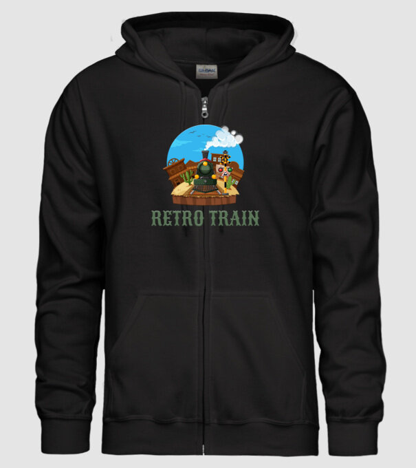 Trenuri model negru pe tricou