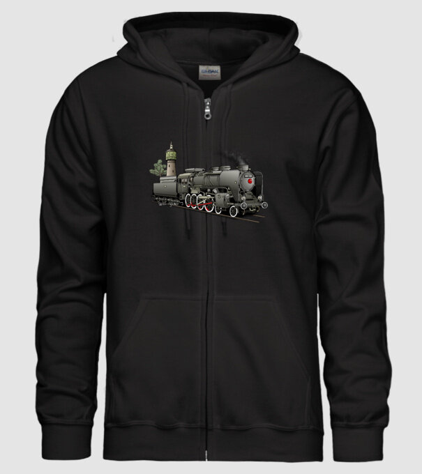 Trenuri model negru pe tricou