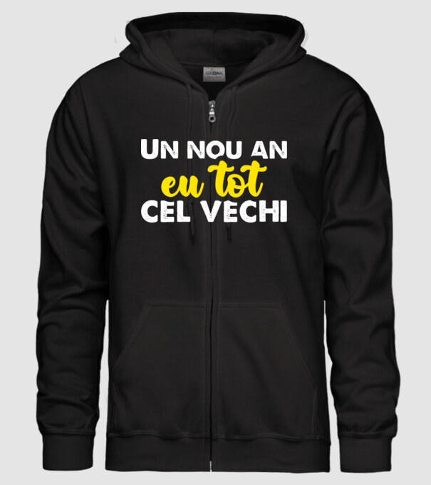 Un nou an, eu tot cel vechi model negru pe tricou