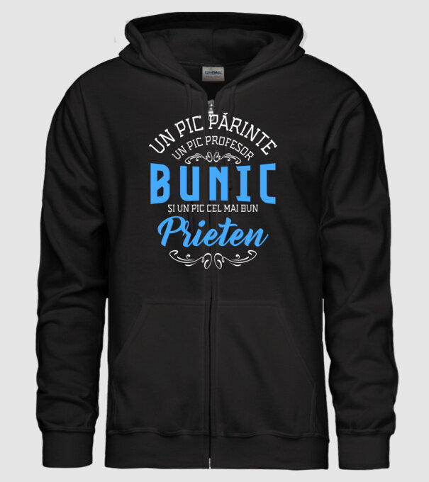 Un pic părinte, un pic profesor - bunic - și un pic cel mai bun prieten model negru pe tricou