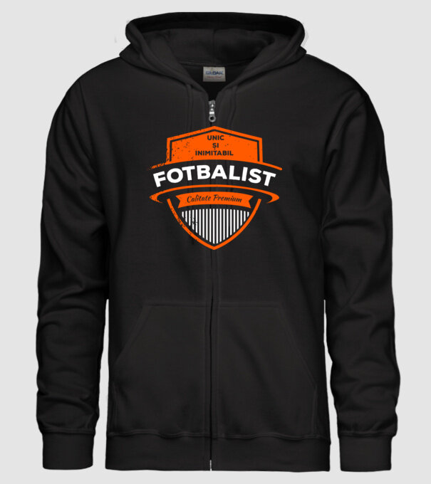 FOTBALIST unic și inimitabil calitate premium model negru pe tricou