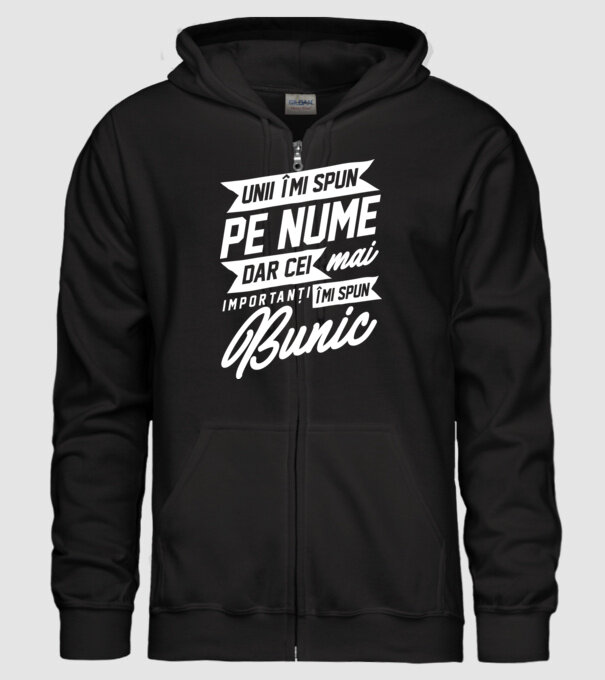 Unii îmi spun pe nume, dar cei mai importanți îmi spun bunic model negru pe tricou