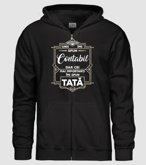 Unii îmi spun Contabil, dar cei mai importanți îmi spun tată model negru pe tricou