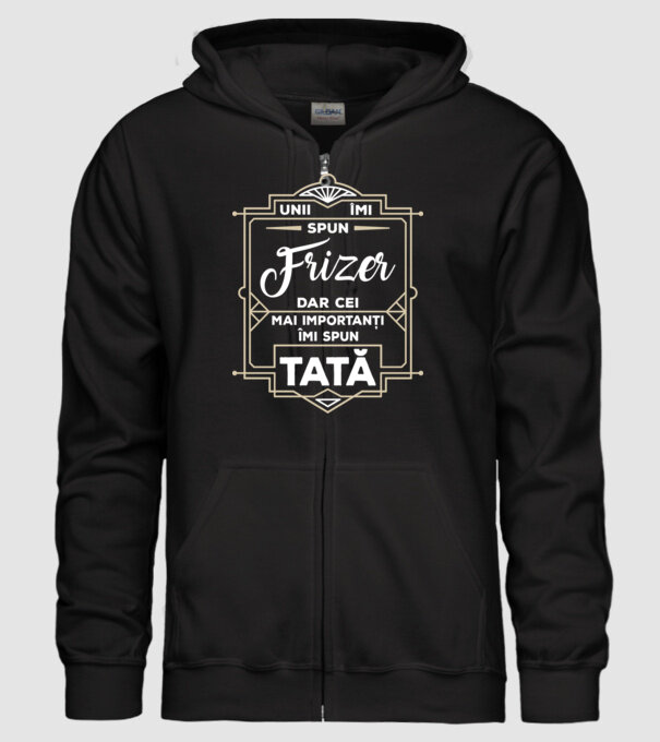 Unii îmi spun Frizer, dar cei mai importanți îmi spun tată model negru pe tricou