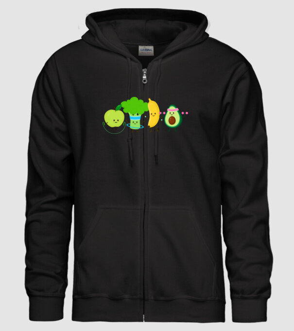 Vegan model negru pe tricou