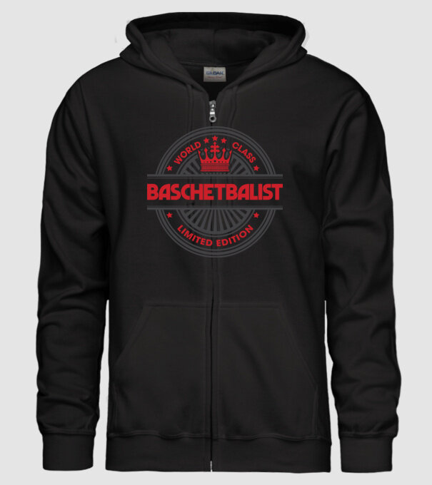 baschetbalist model negru pe tricou