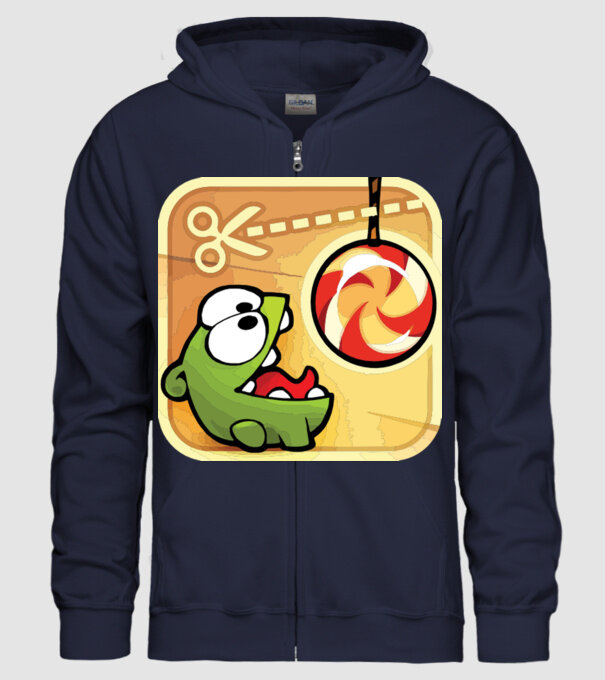model albastru închis pe tricou