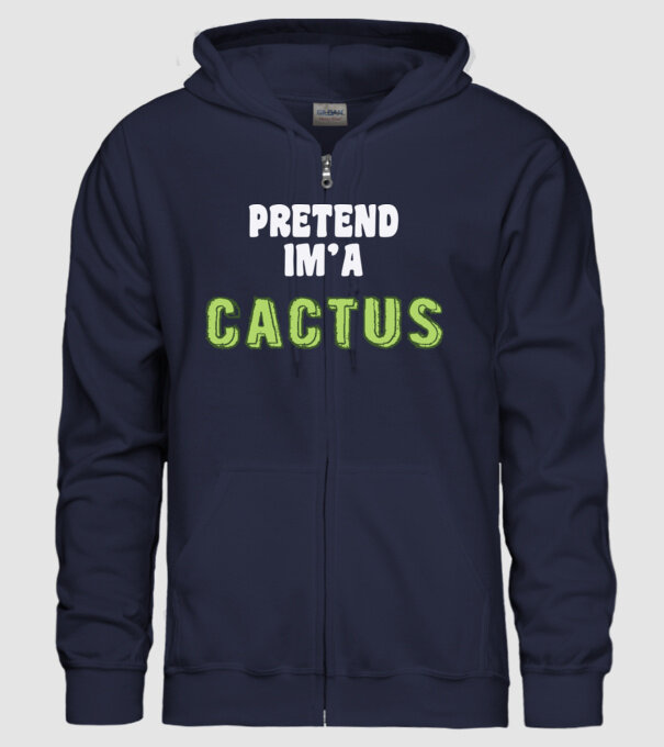 Cactus carnaval model albastru închis pe tricou