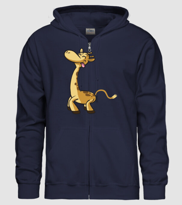 Giraffe model albastru închis pe tricou