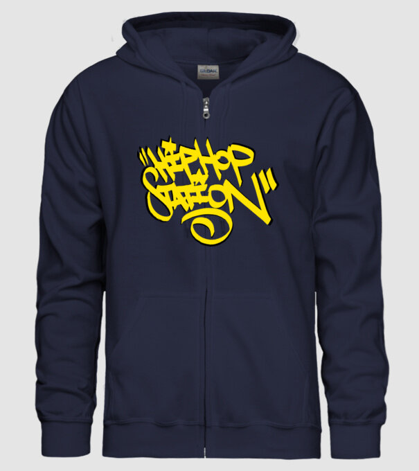 HS TAG2 model albastru închis pe tricou