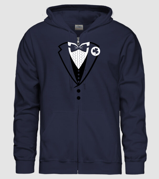 Lep Suit model albastru închis pe tricou