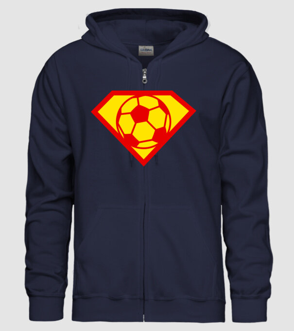 Supersportiv FOTBALIST model albastru închis pe tricou